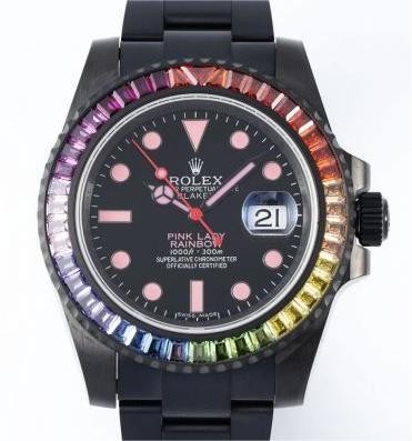 Customized Rolex Submariner Series Black Dial