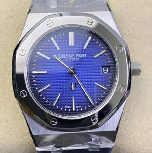 ZF Factory Replica Audemars Piguet Royal Oak 15202 Smoked Blue Dial Watch