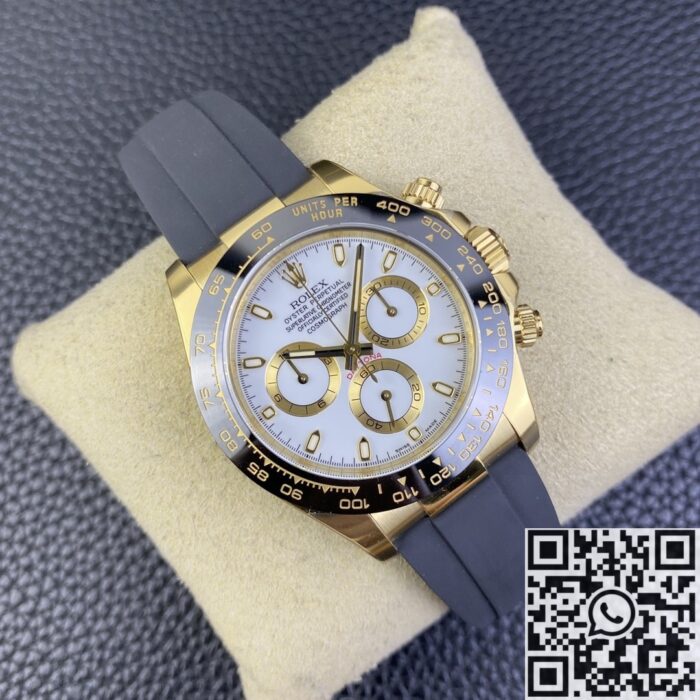 Clean Factory Rolex Cosmograph Daytona Replica Watches M116518LN-0041 Rubber Strap Series