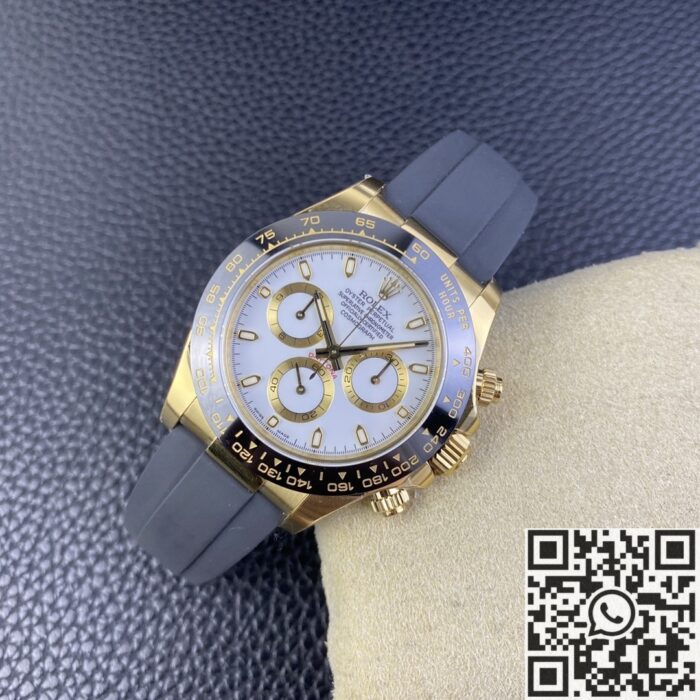 Clean Factory Rolex Cosmograph Daytona Replica Watches M116518LN-0041 Rubber Strap Series