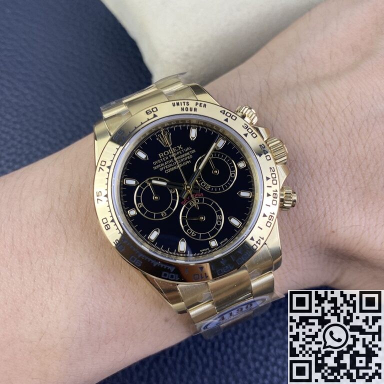 Clean Factory Replica Rolex Cosmograph Daytona M116508-0004 Yellow Gold Series