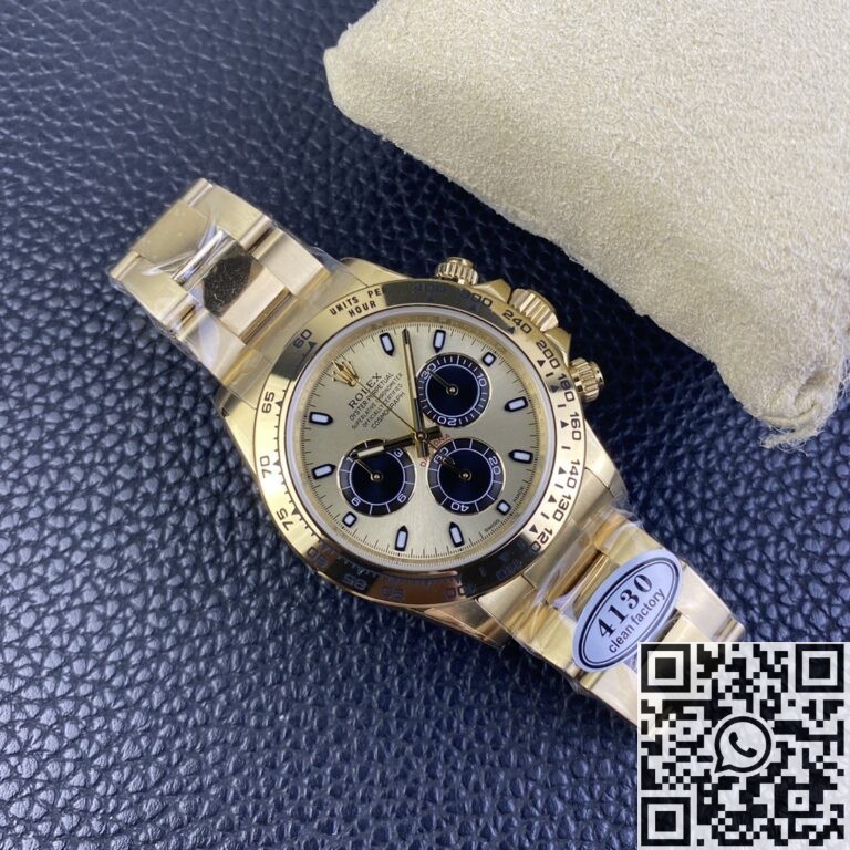 Clean Factory Replica Rolex Cosmograph Daytona M116508-0014 Series Yellow Gold