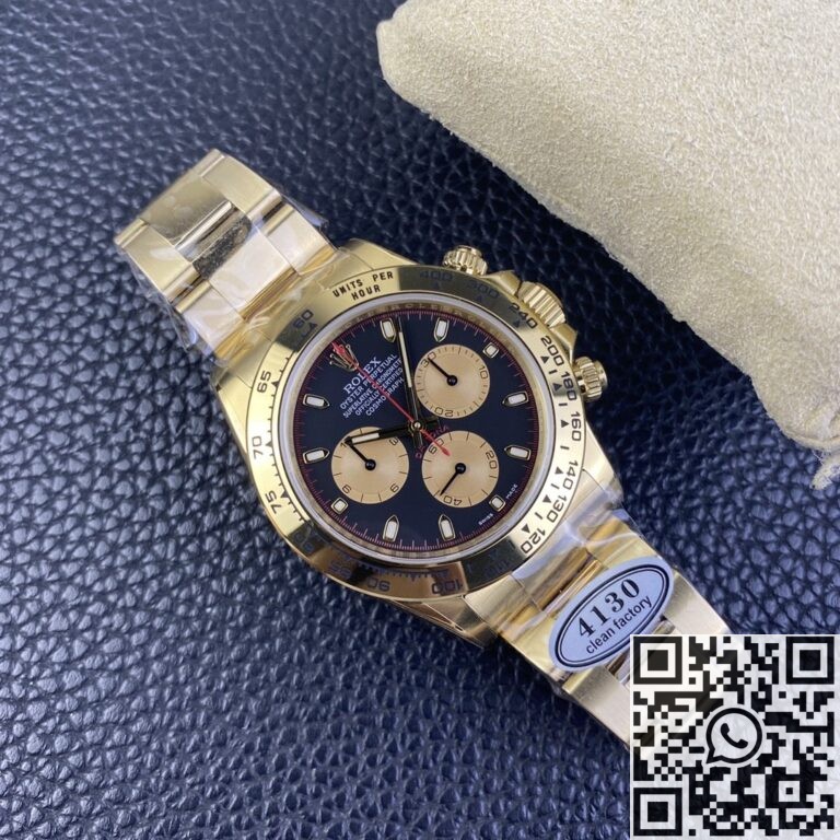 Clean Factory Replica Rolex Cosmograph Daytona M116508-0009 Series Yellow Gold