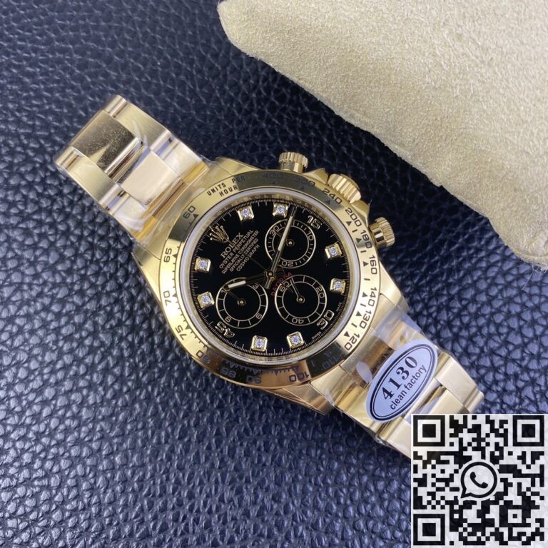 Clean Factory Replica Rolex Cosmograph Daytona M116508-0008 Series Yellow Gold