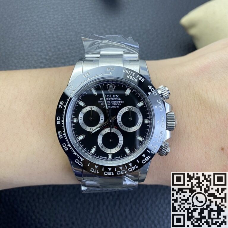 Clean Factory Replica Rolex Cosmograph Daytona M116500LN-0002 Series Black Dial