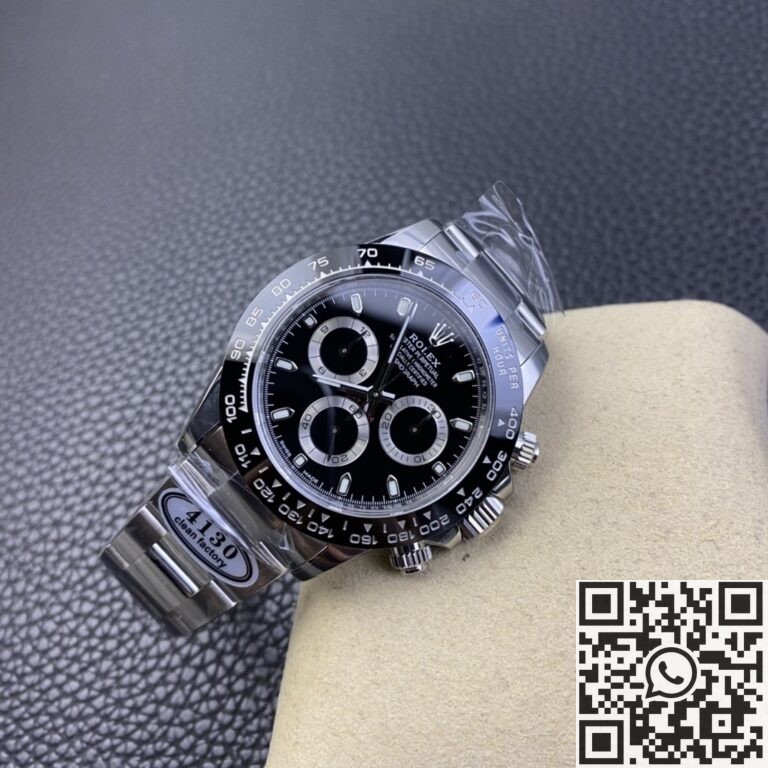 Clean Factory Replica Rolex Cosmograph Daytona M116500LN-0002 Series Black Dial