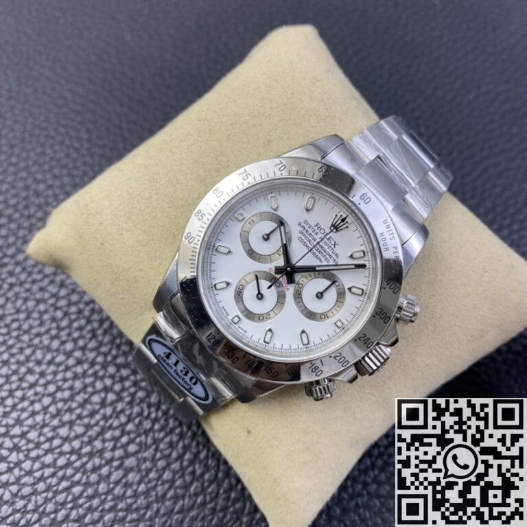 Clean Factory Replica Rolex Cosmograph Daytona 116520-78590 Series White Dial