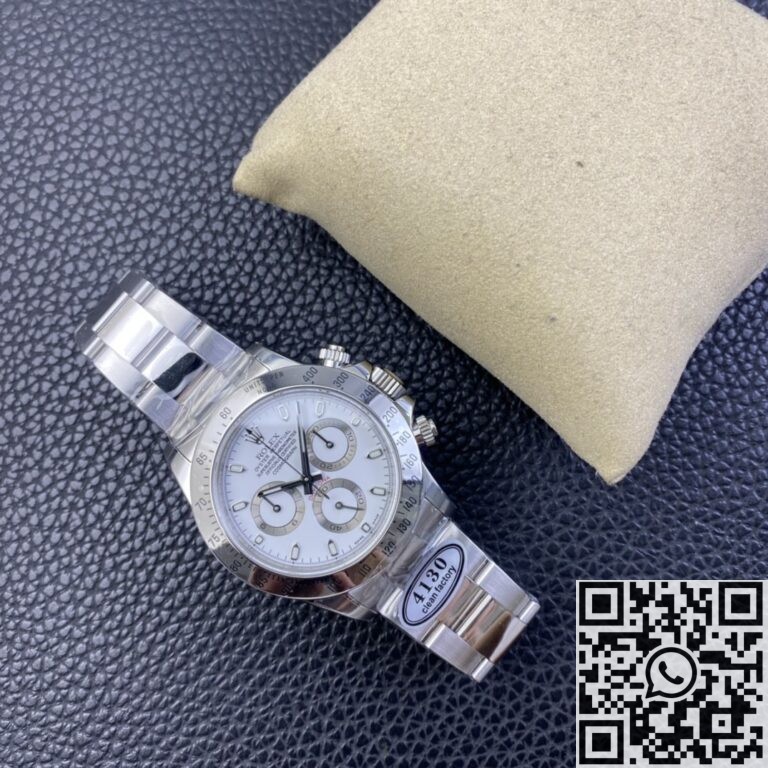 Clean Factory Replica Rolex Cosmograph Daytona 116520-78590 Series White Dial