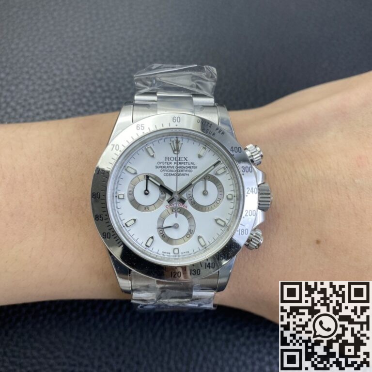 Clean Factory Replica Rolex Cosmograph Daytona 116520-78590 Series White Dial