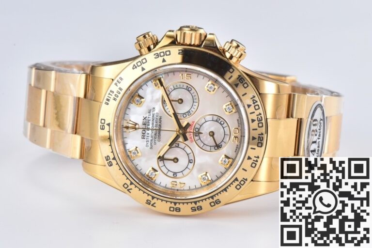 Clean Factory Replica Rolex Cosmograph Daytona M116508-0007 Series Mother Of Pearl Dial