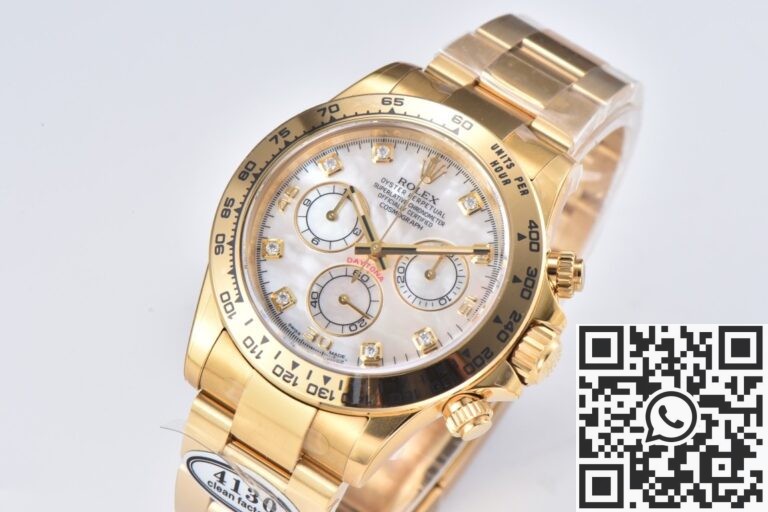 Clean Factory Replica Rolex Cosmograph Daytona M116508-0007 Series Mother Of Pearl Dial