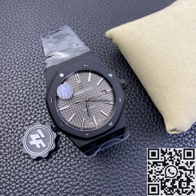 ZF Factory Replica Audemars Piguet Royal Oak 15400 DLC Version Grey Dial Series