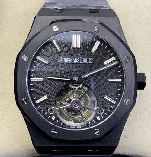 R8 Factory Replica Audemars Piguet Royal Oak 26522CE.OO.1225CE.01 Tourbillon Series Black Dial