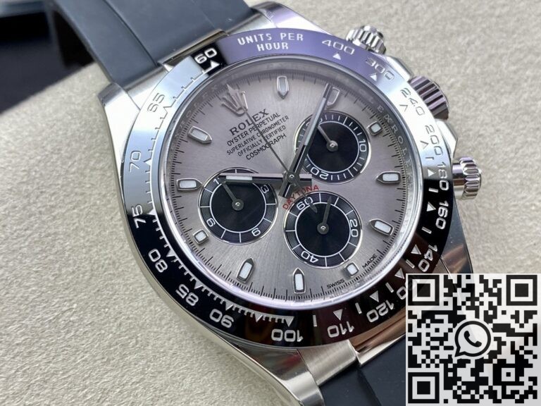 Clean Factory Replica Rolex Cosmograph Daytona M116519LN-0027 Grey Dial Series