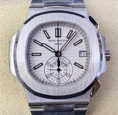 PPF Factory Replica Patek Philippe Nautilus 5980/1A-019 Series White Dial