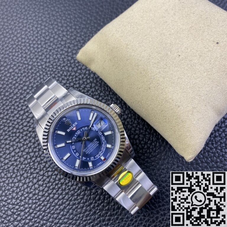 Noob Factory Replica Rolex Sky Dweller M326934-0003 Blue Dial Series