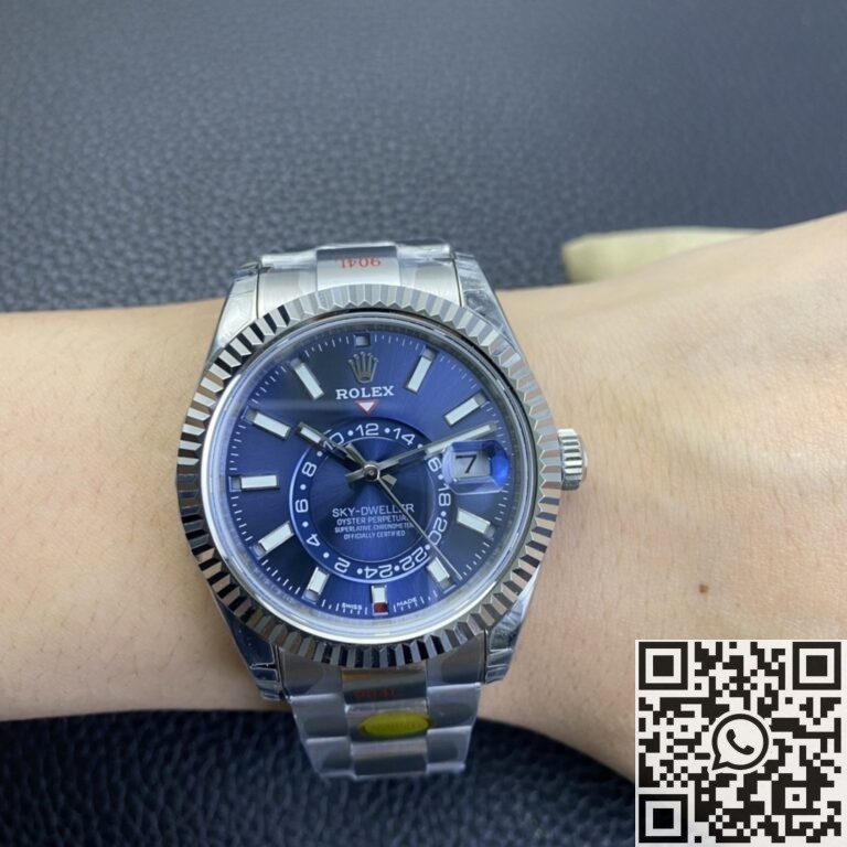 Noob Factory Replica Rolex Sky Dweller M326934-0003 Blue Dial Series