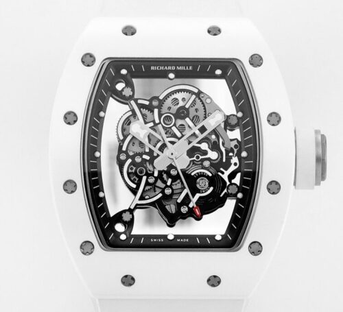 KV Factory Replica Richard Mille RM055 Series White Ceramics