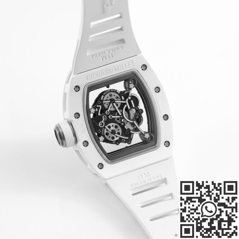 KV Factory Replica Richard Mille RM055 Series White Ceramics