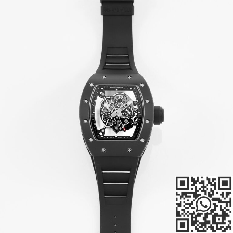 KV Factory Replica Richard Mille RM055 Series Black Ceramics