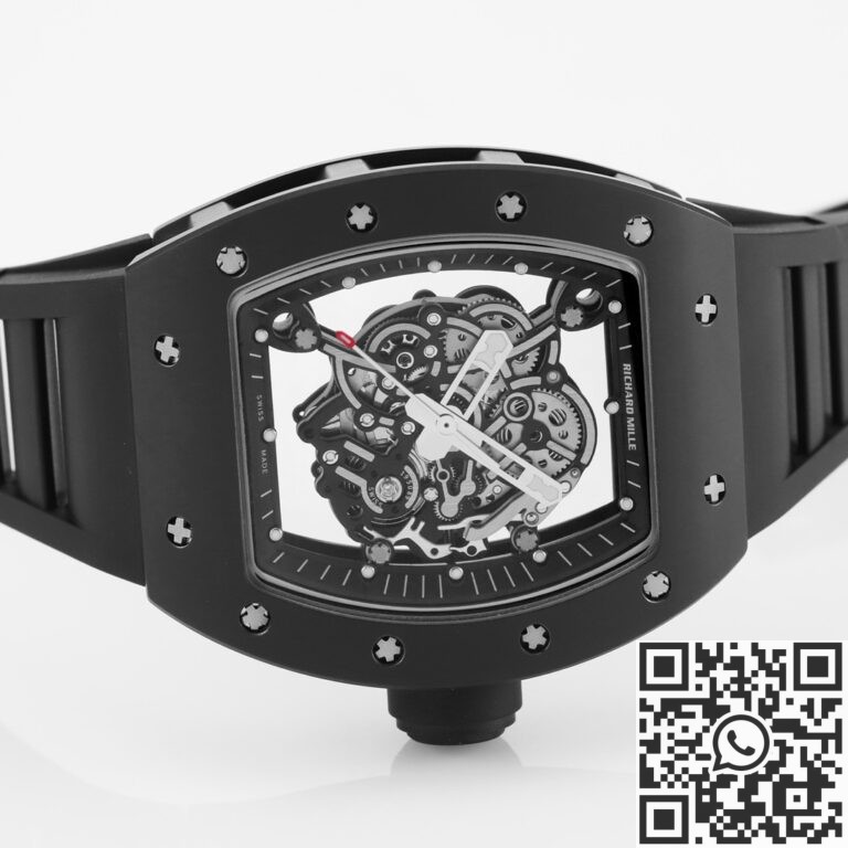 KV Factory Replica Richard Mille RM055 Series Black Ceramics