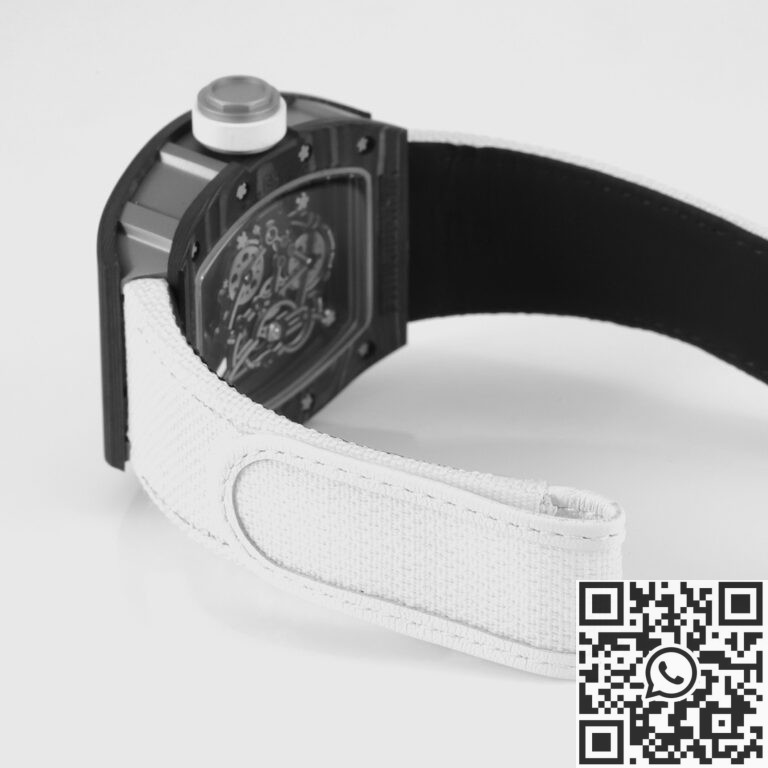 KV Factory Replica Richard Mille RM055 Series V5 White Nylon Strap