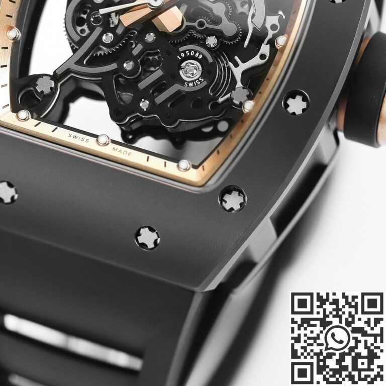 KV Factory Replica Richard Mille RM055 Series V5 Black Ceramics