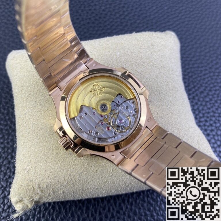 3K Factory Replica Replica Patek Philippe Nautilus 5980/1R-001 Gold Dial