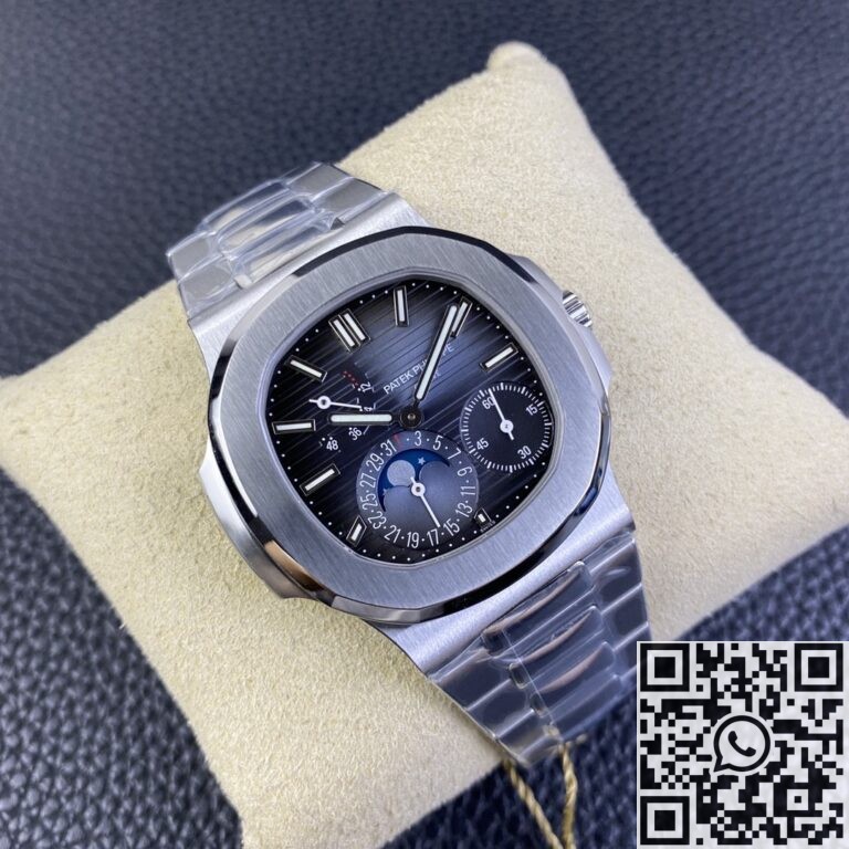 PPF Factory Replica Patek Philippe Nautilus 5712/1A-001 Series Blue Dial