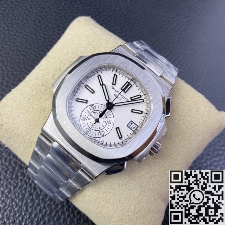 PPF Factory Replica Patek Philippe Nautilus 5980/1A-019 Series White Dial