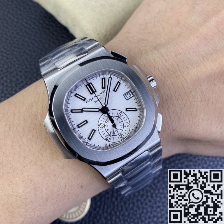 PPF Factory Replica Patek Philippe Nautilus 5980/1A-019 Series White Dial