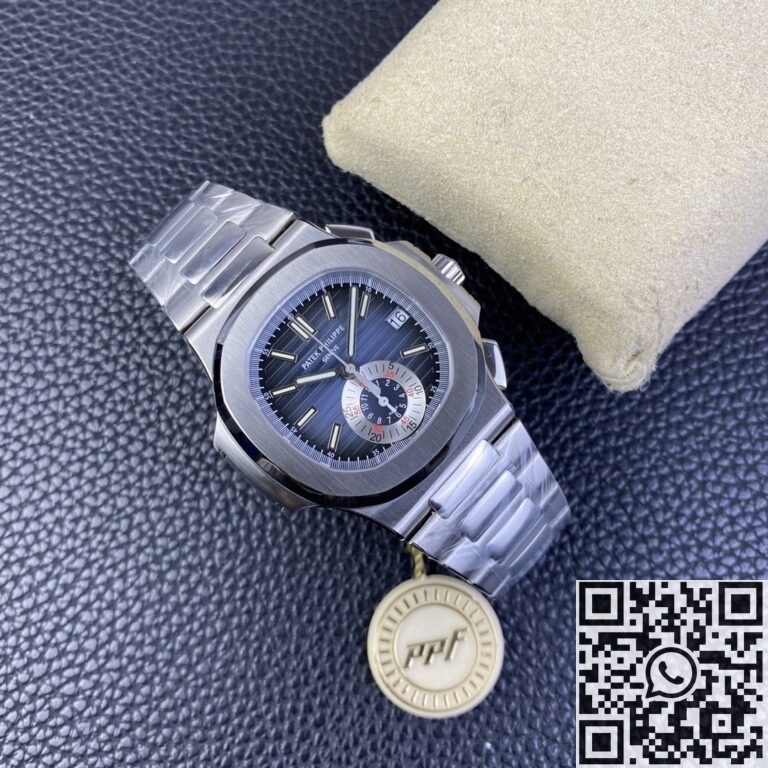 PPF Factory Replica Patek Philippe Nautilus 5980/1A-001 Series Blue Dial