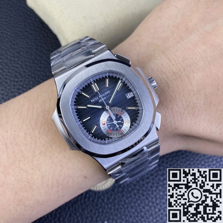 PPF Factory Replica Patek Philippe Nautilus 5980/1A-001 Series Blue Dial