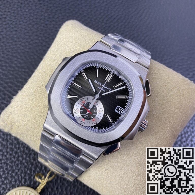 PPF Factory Replica Patek Philippe Nautilus 5980/1A-014 Series Black Dial