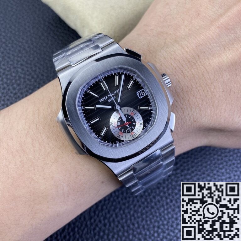 PPF Factory Replica Patek Philippe Nautilus 5980/1A-014 Series Black Dial