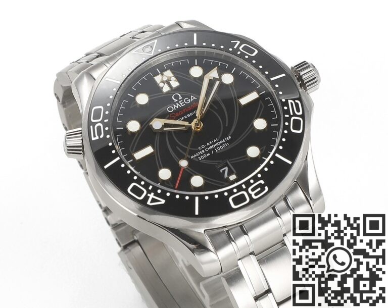 VS Factory Replica Omega Seamaster Diver 300M 210.22.42.20.01.004 Black Dial Series