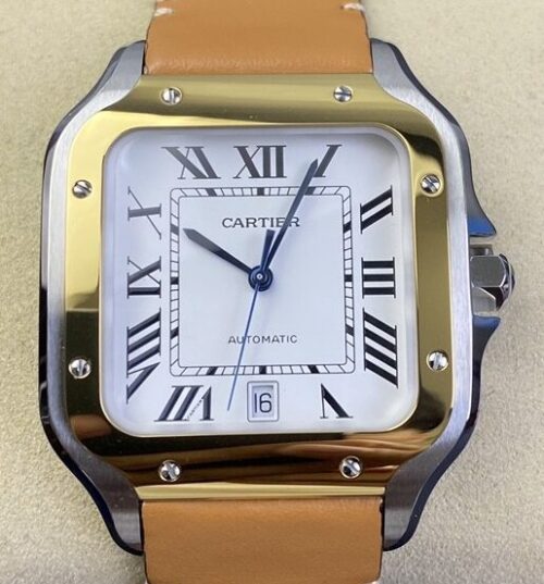 BV Factory Replica Cartier Santos W2SA0006 Leather Strap Series