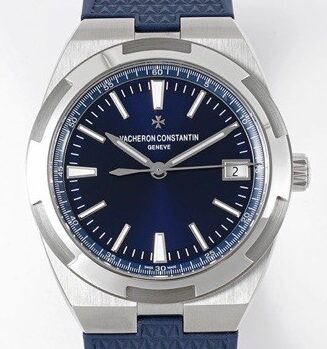 PPF Factory Replica Vacheron Constantin Overseas 4500V Blue Rubber Strap Series