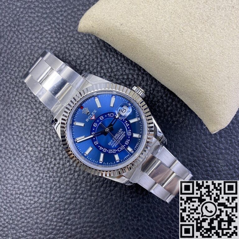 Noob Factory Replica Rolex Sky Dweller M326934-0003 Blue Dial Series