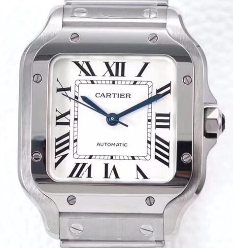 BV Factory Replica Cartier Santos WSSA0029 Whit Dial Series