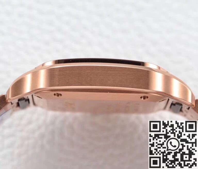 BV Factory Replica Cartier Santos WGSA0031 Rose Gold Case Series