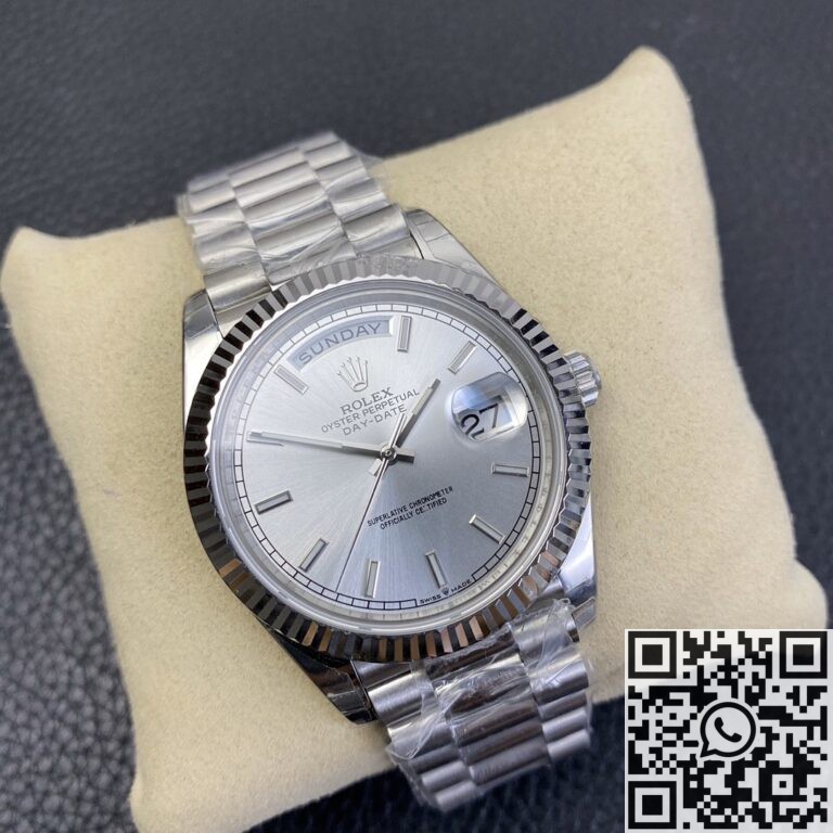 EW Factory Replica Rolex Day Date M228236 Silver Dial Series