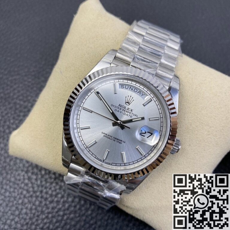 EW Factory Replica Rolex Day Date M228236 Silver Dial Series