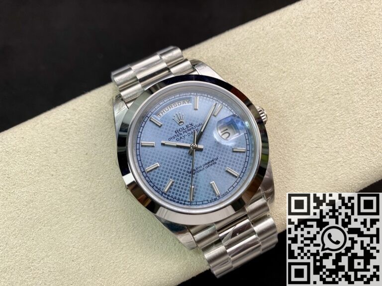 EW Factory Replica Rolex Day Date M228236-0007 Blue Dial Series