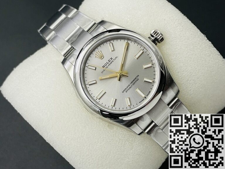 EW Factory Replica Rolex Oyster Perpetual M126000-0001 Silver Dial Series 36mm