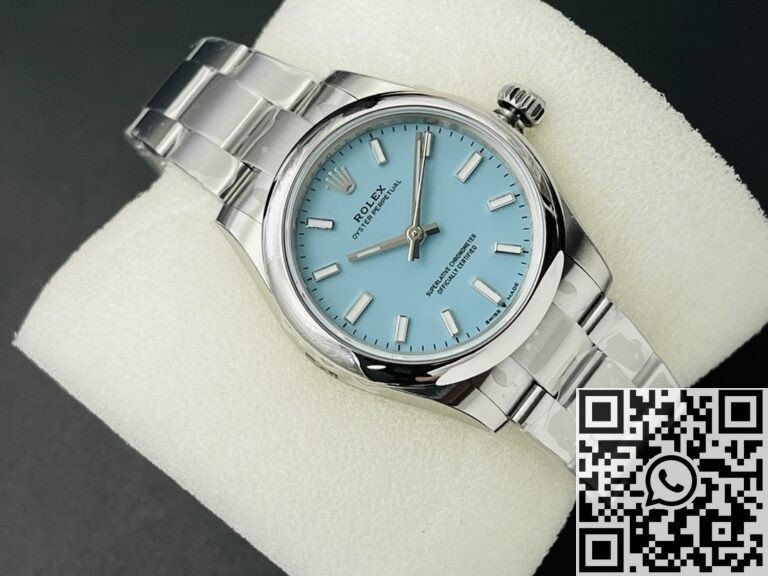 EW Factory Replica Rolex Oyster Perpetual M126000-0006 Tiffany Blue Dial Series 36mm