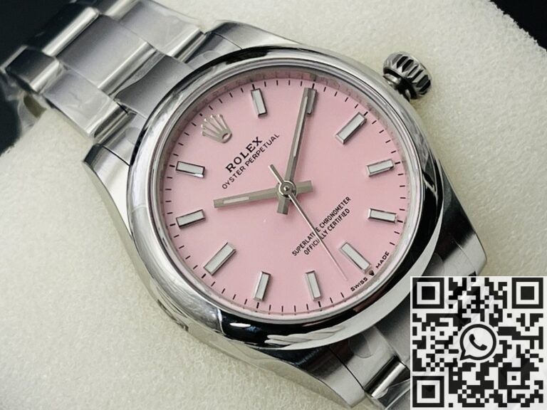 EW Factory Replica Rolex Oyster Perpetual M126000-0008 Pink Dial Series 36mm