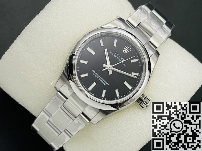 EW Factory Replica Rolex Oyster Perpetual M126000-0002 Black Dial Series 36mm