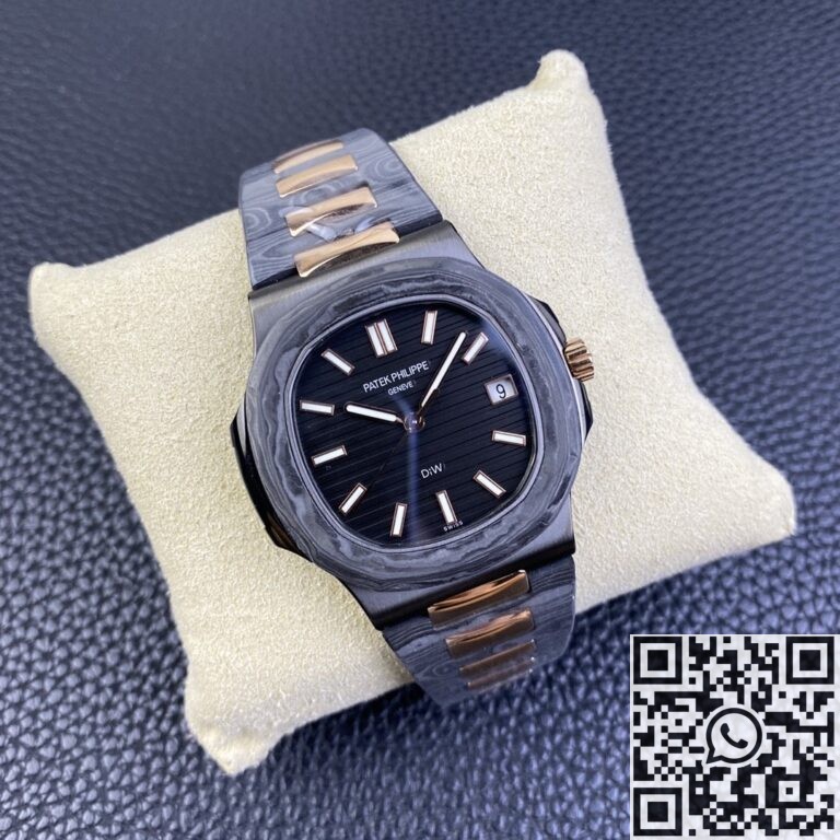 Customized Patek Philippe Nautilus 5711 Carbon Fiber Gold Case Series