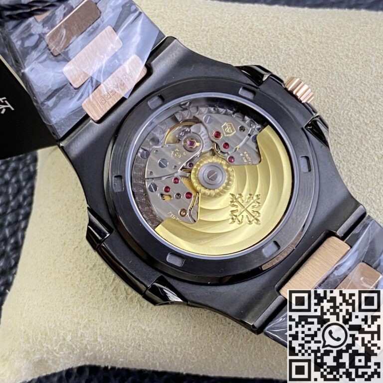 Customized Patek Philippe Nautilus 5711 Carbon Fiber Gold Case Series